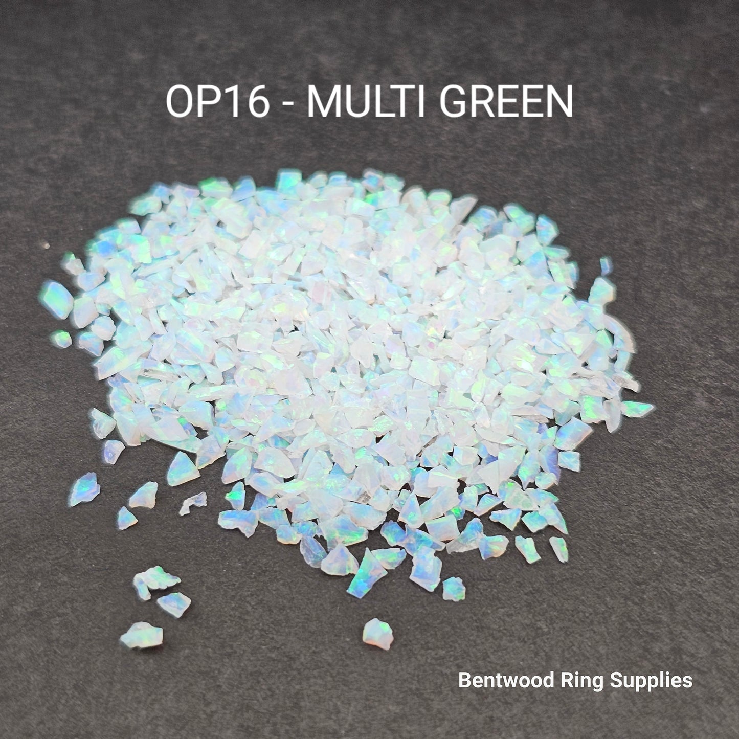 Synthetic Bello Opal - Crushed - Bentwood Ring Supplies