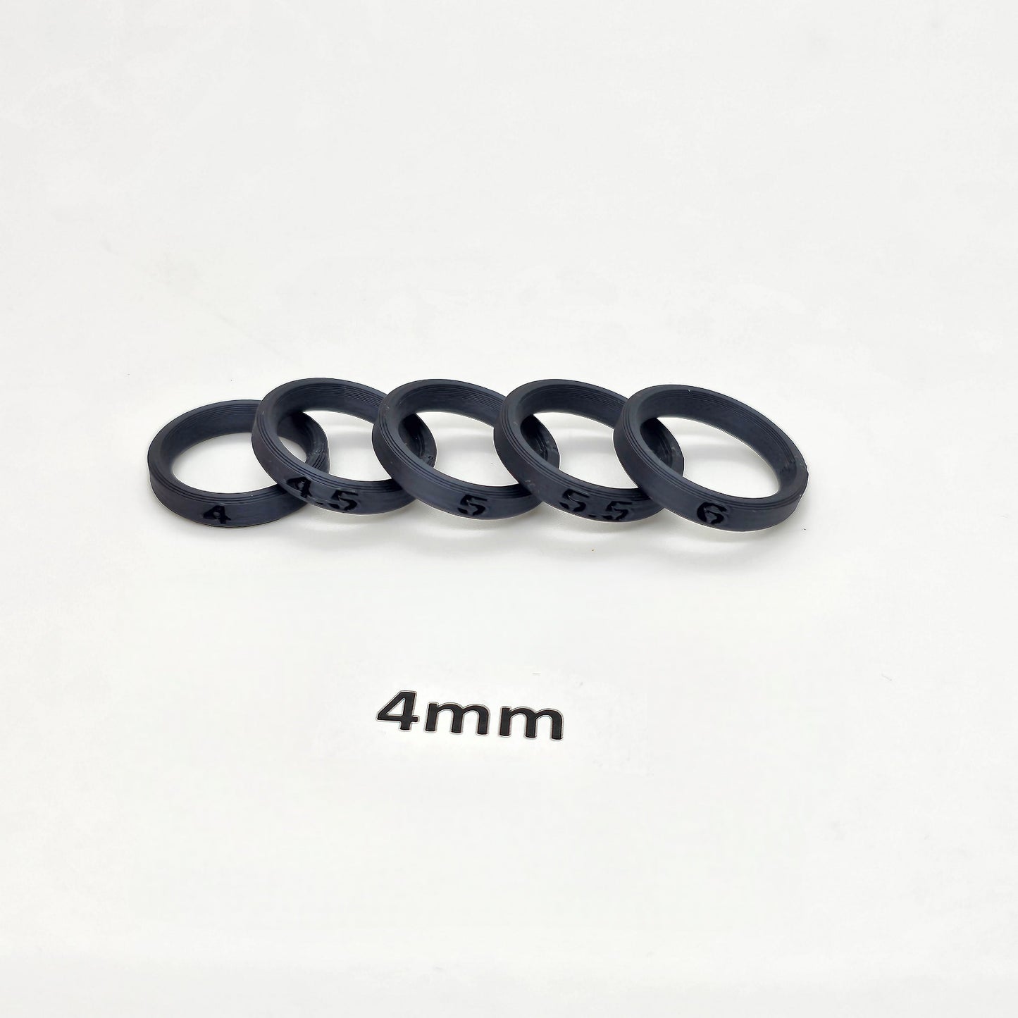 Bulk 4mm wide ring sizers