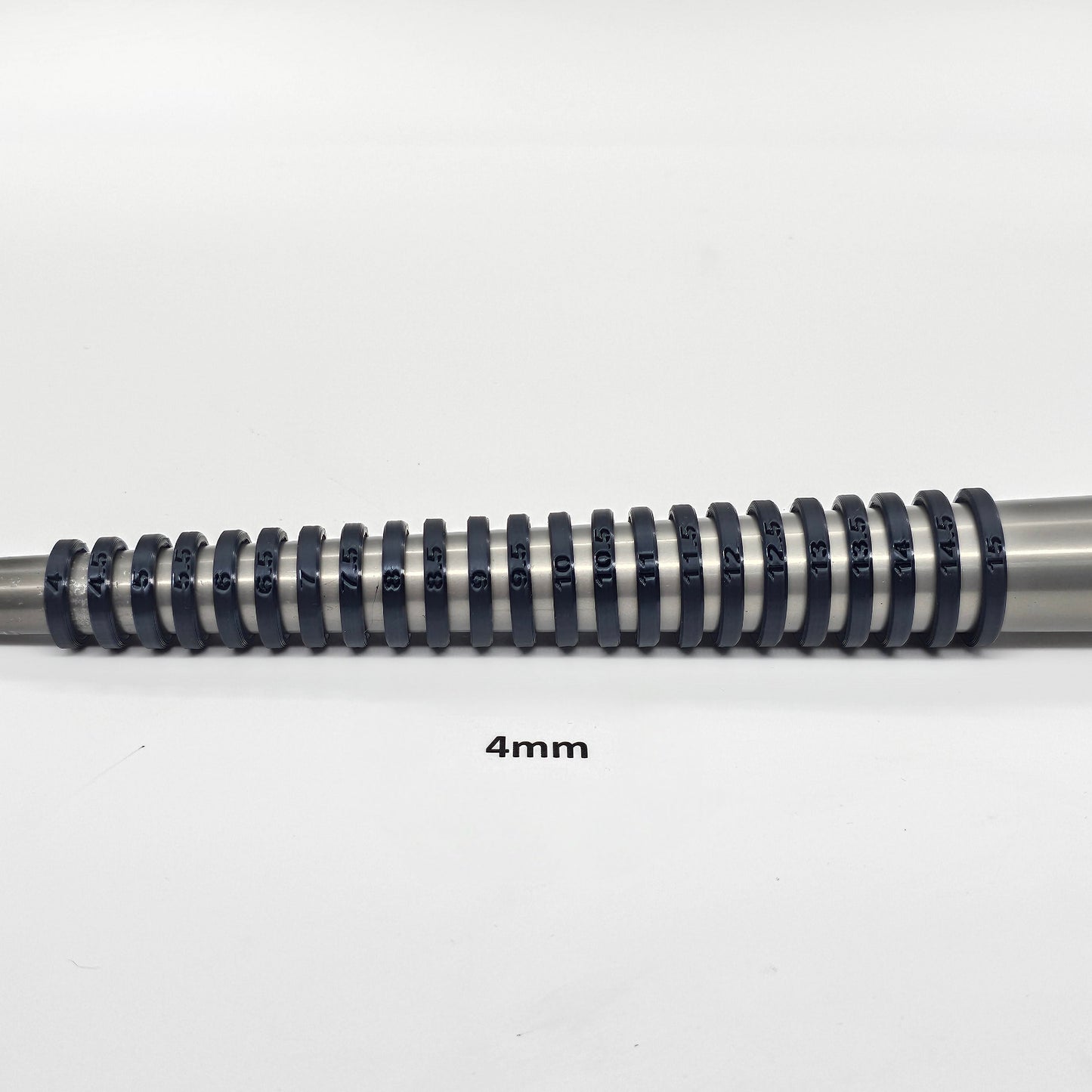 Bulk 4mm wide ring sizers