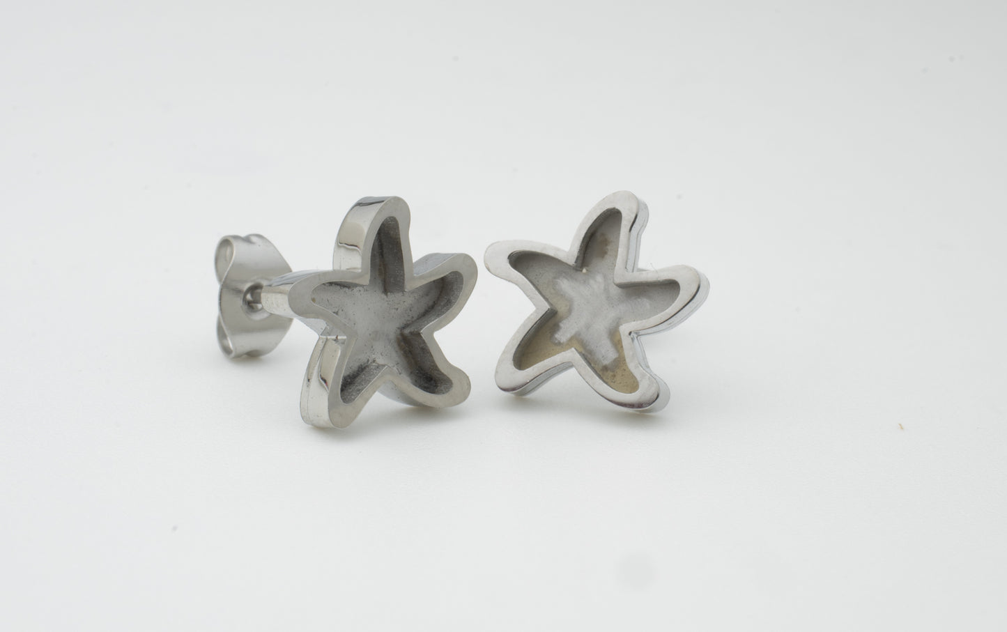 Inlay Earrings - Stainless Steel