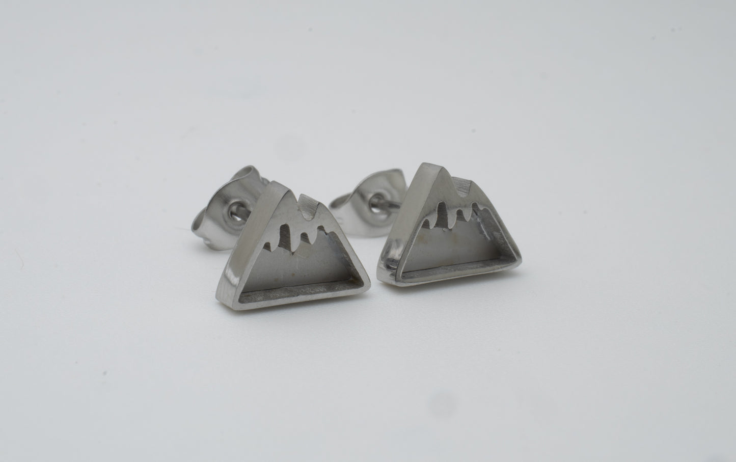 Inlay Earrings - Stainless Steel