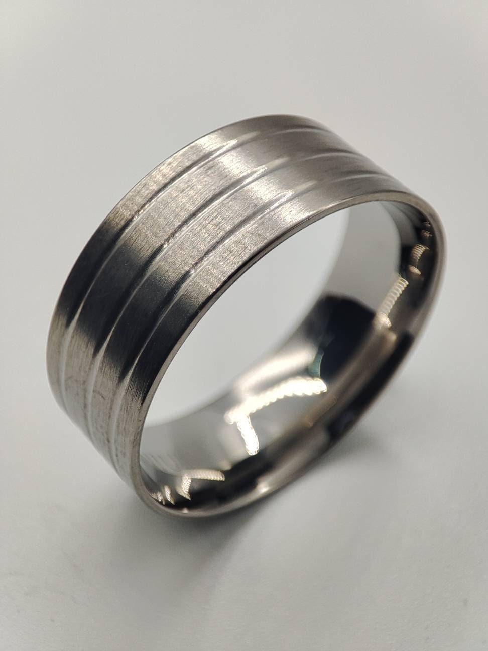 Titanium - Ring Core - 8mm | Bentwood Ring Supplies