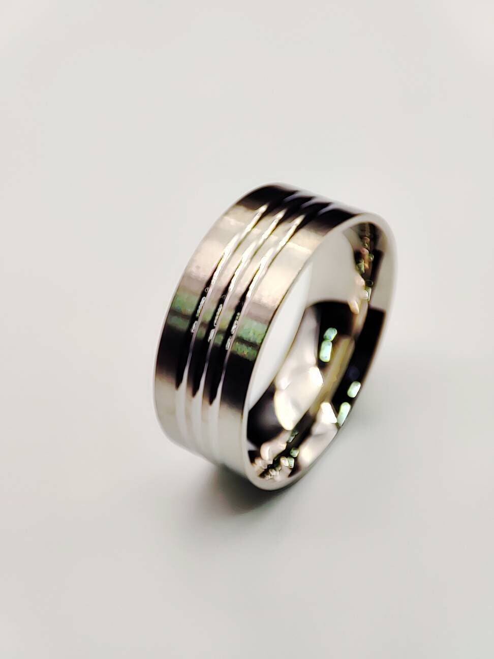 Stainless Steel - Ring Core - 8mm | Bentwood Ring Supplies