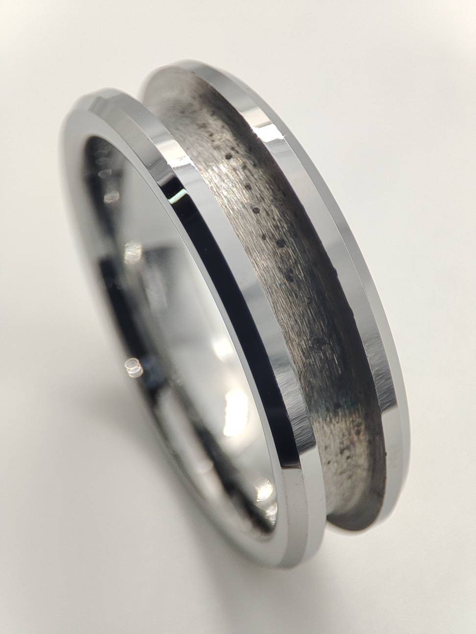 Tungsten - Channel Ring Blank - 6/3 - Bentwood Ring Supplies