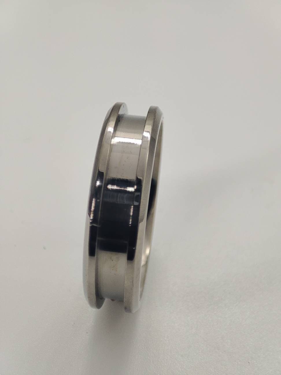 Titanium - Channel Ring Blank - 6/3 - Bentwood Ring Supplies
