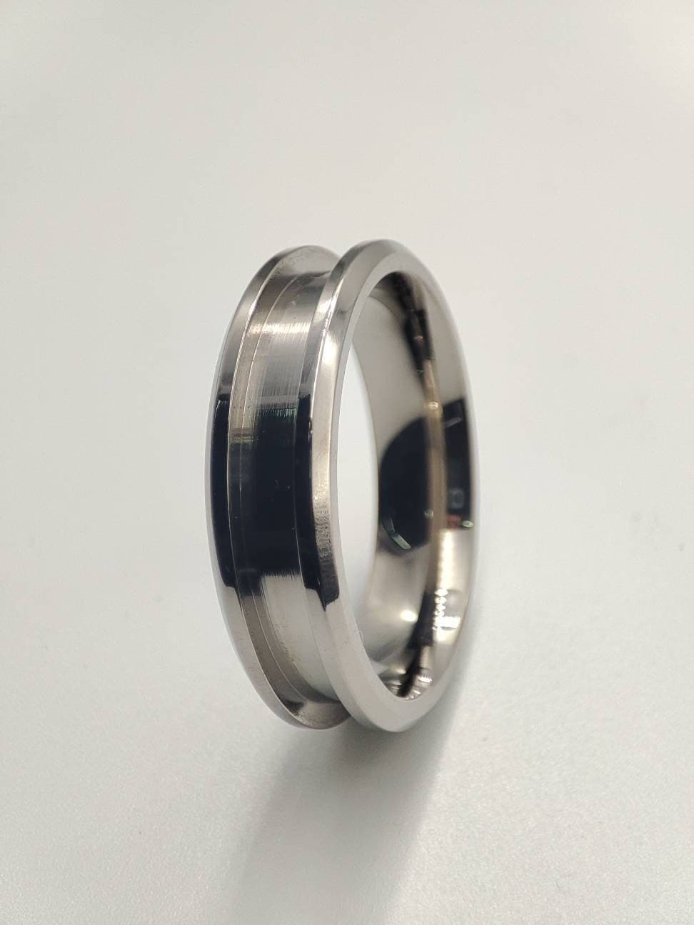 Titanium - Channel Ring Blank - 6/3 | Bentwood Ring Supplies