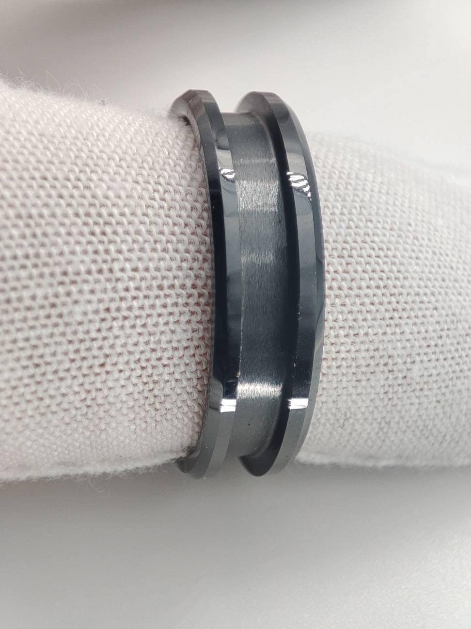 Ceramic - Channel Ring Blank - 6/3 - Bentwood Ring Supplies