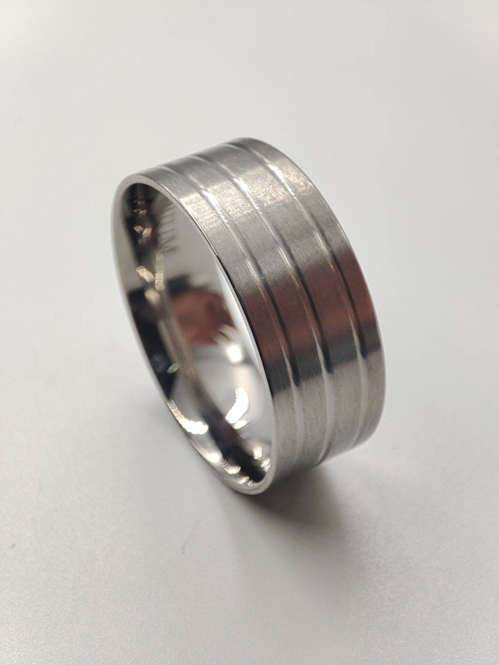 Titanium - Ring Core - 8mm | Bentwood Ring Supplies