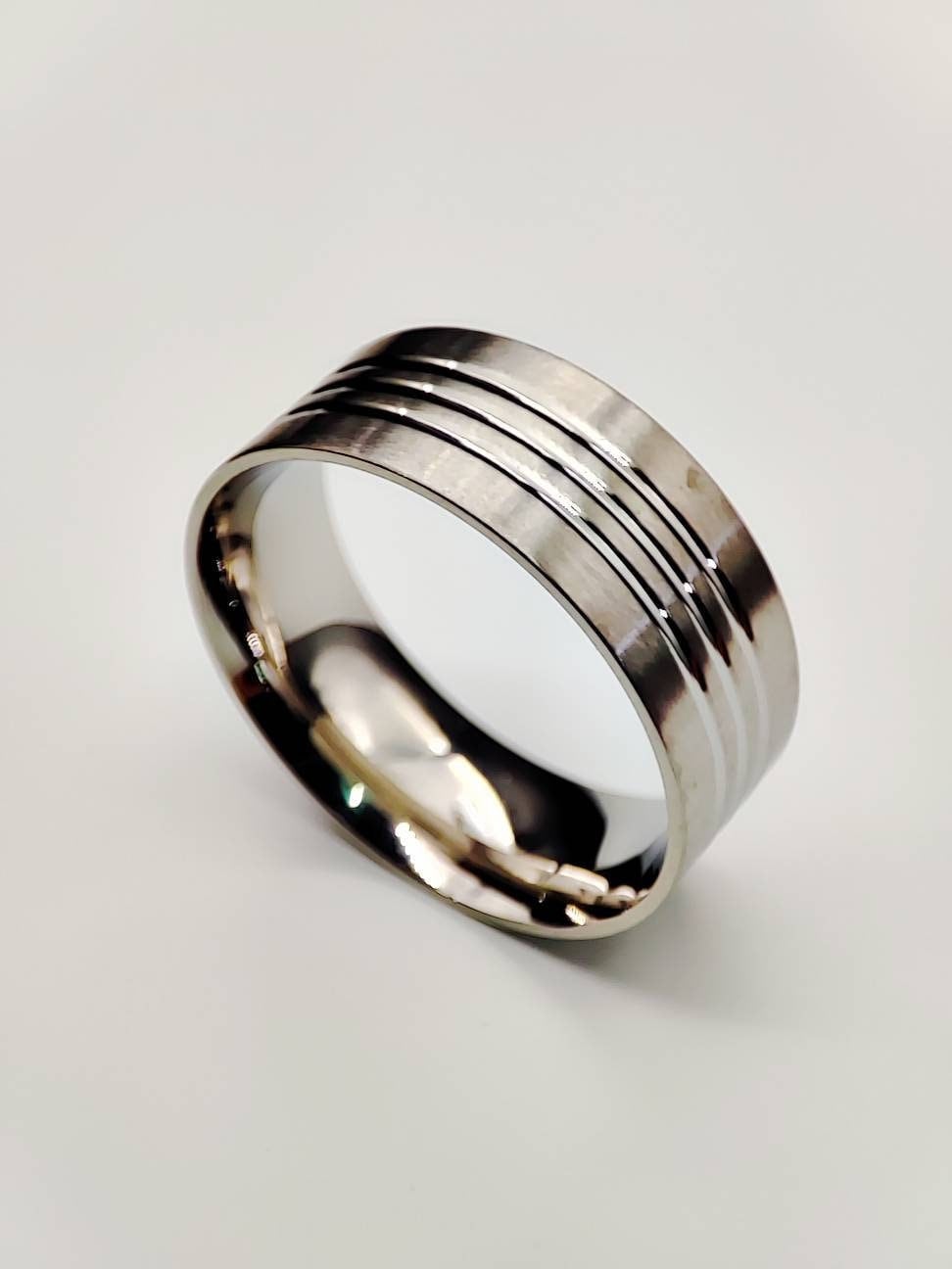 Stainless Steel - Ring Core - 8mm | Bentwood Ring Supplies