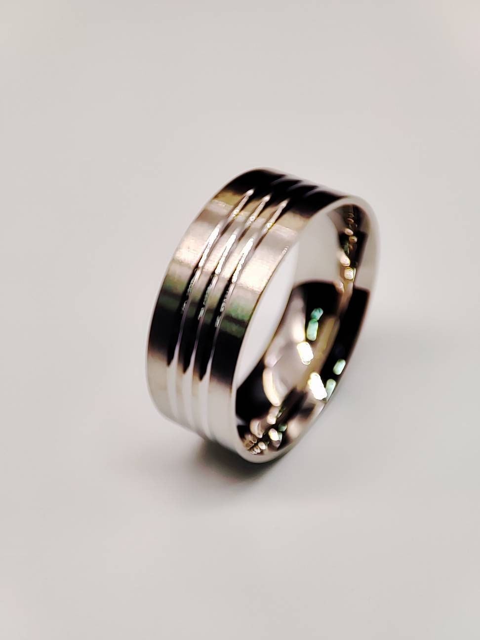 Stainless Steel - Ring Core - 8mm - Bentwood Ring Supplies