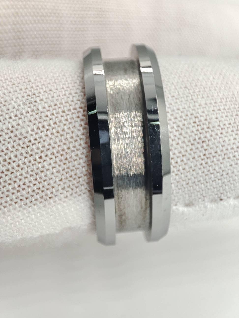 Tungsten - Channel Ring Blank - 8/4 | Bentwood Ring Supplies