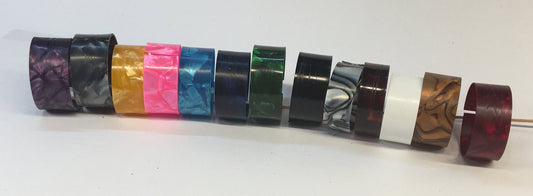 Celluloid Ring Cores - Bentwood Ring Supplies