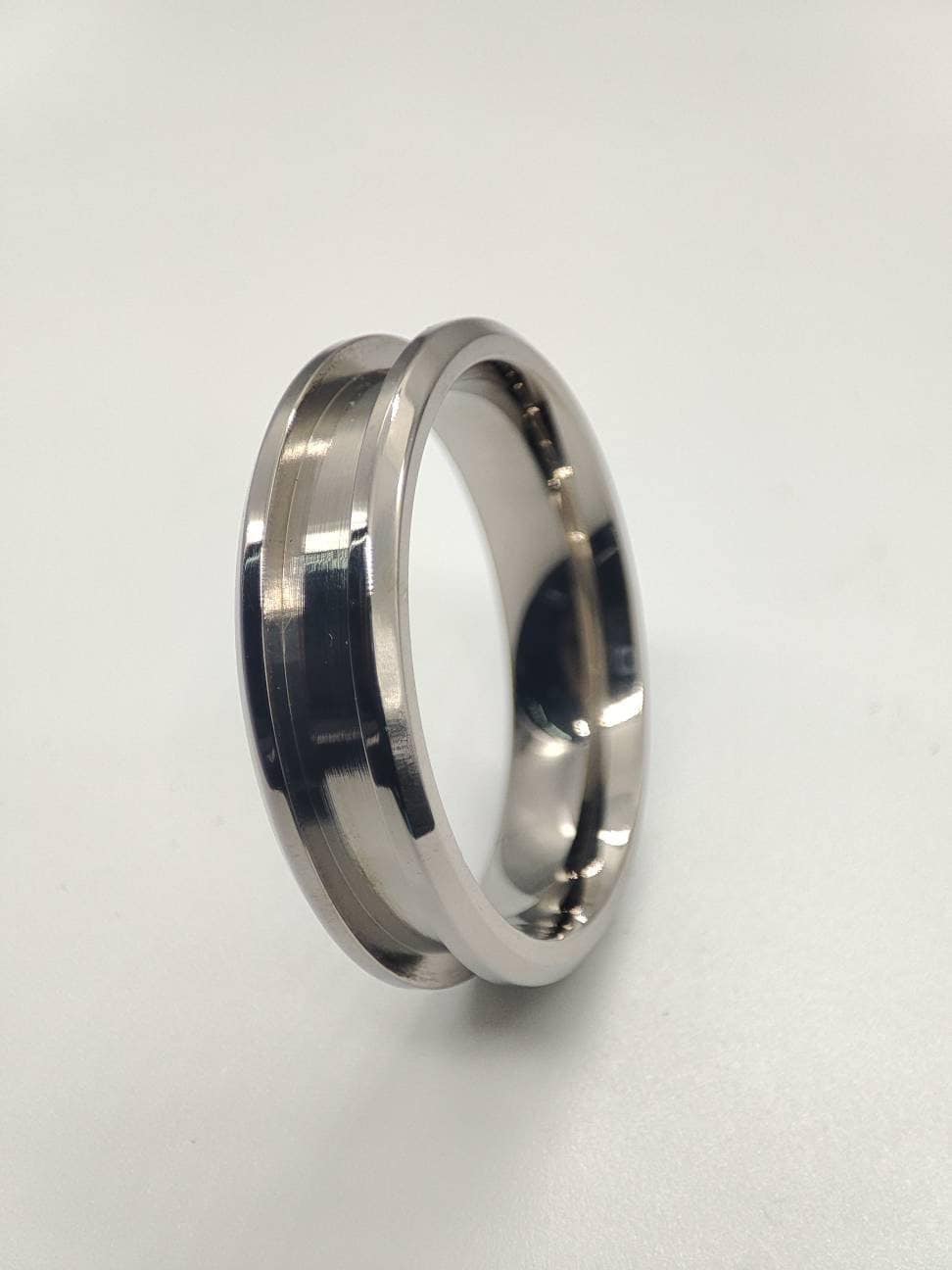 Titanium - Channel Ring Blank - 6/3 | Bentwood Ring Supplies