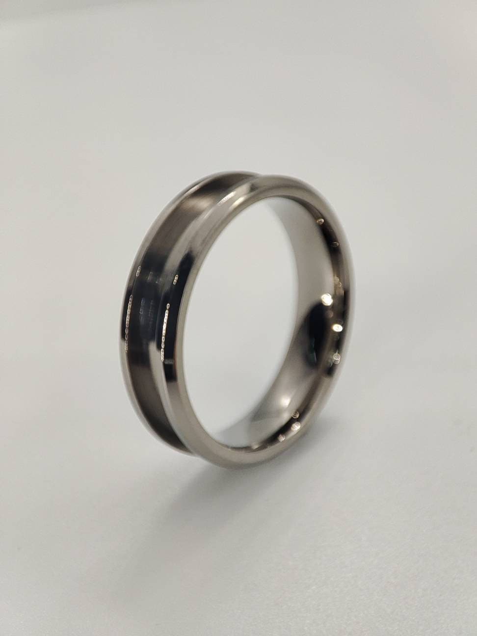 Titanium - Channel Ring Blank - 6/3 | Bentwood Ring Supplies