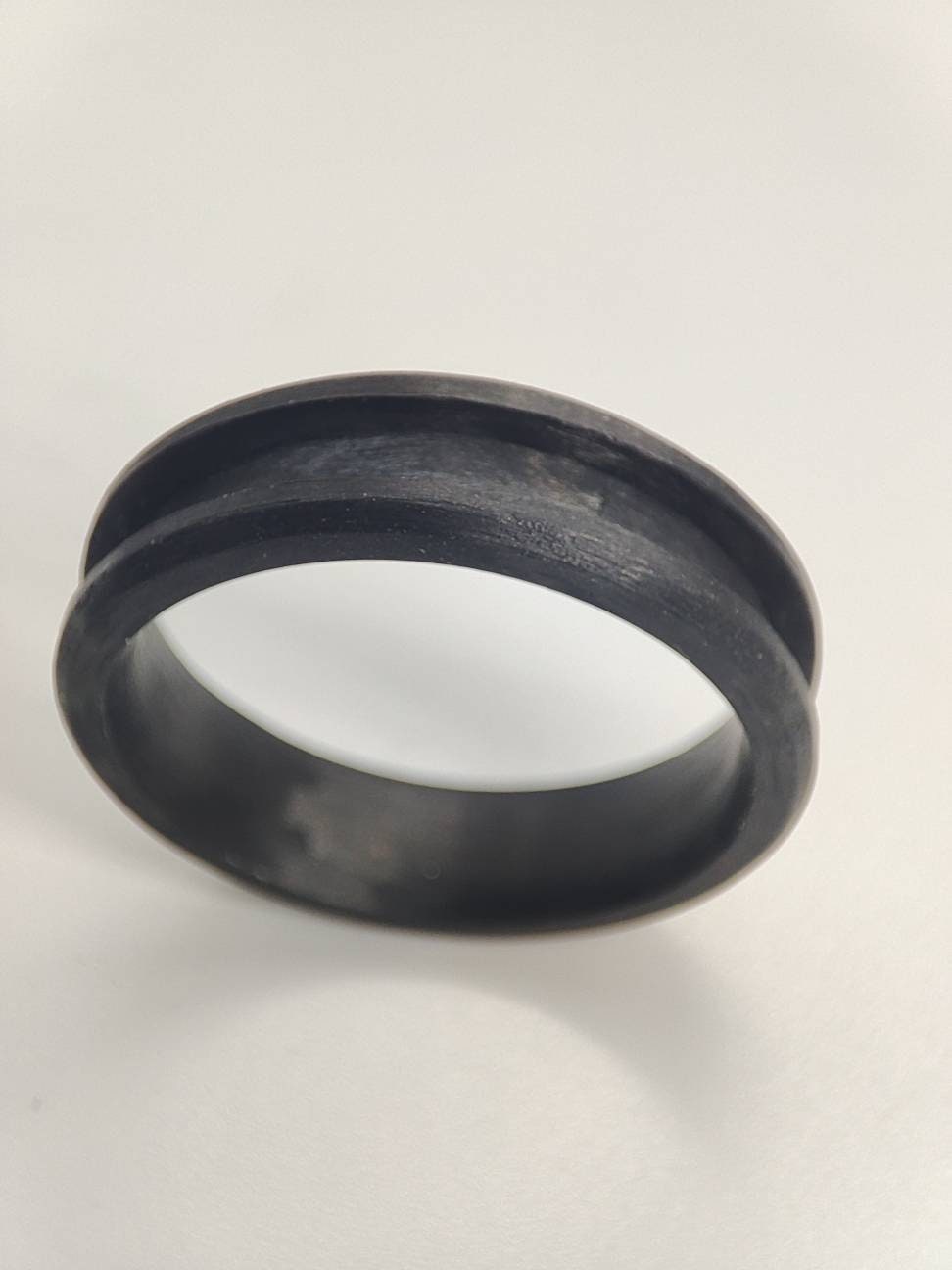 Carbon Fiber Ring Blank. 6mm Wide. 3mm Channel.