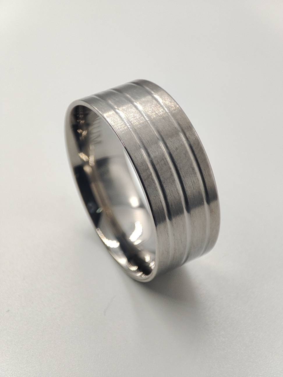 Titanium - Ring Core - 8mm | Bentwood Ring Supplies