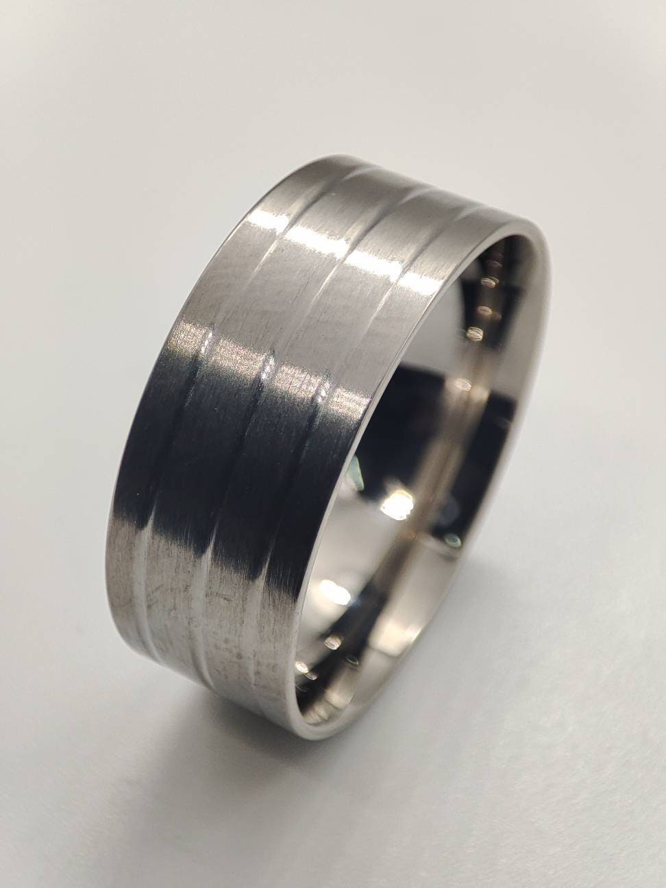 Titanium - Ring Core - 8mm | Bentwood Ring Supplies