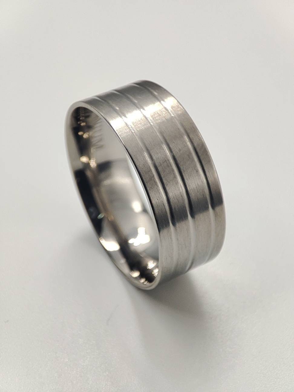 Titanium - Ring Core - 8mm - Bentwood Ring Supplies