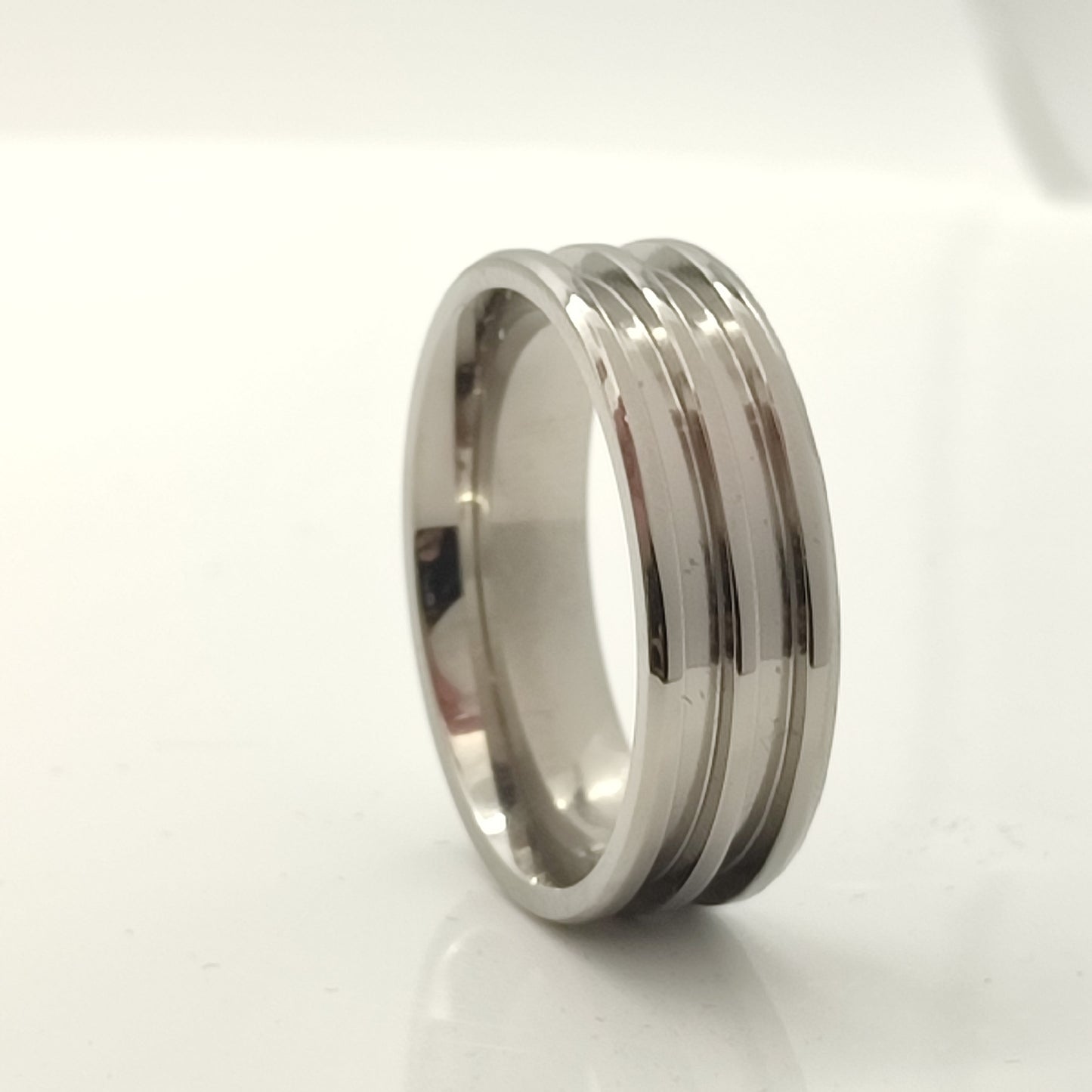 Titanium - Double Channel Ring Blank