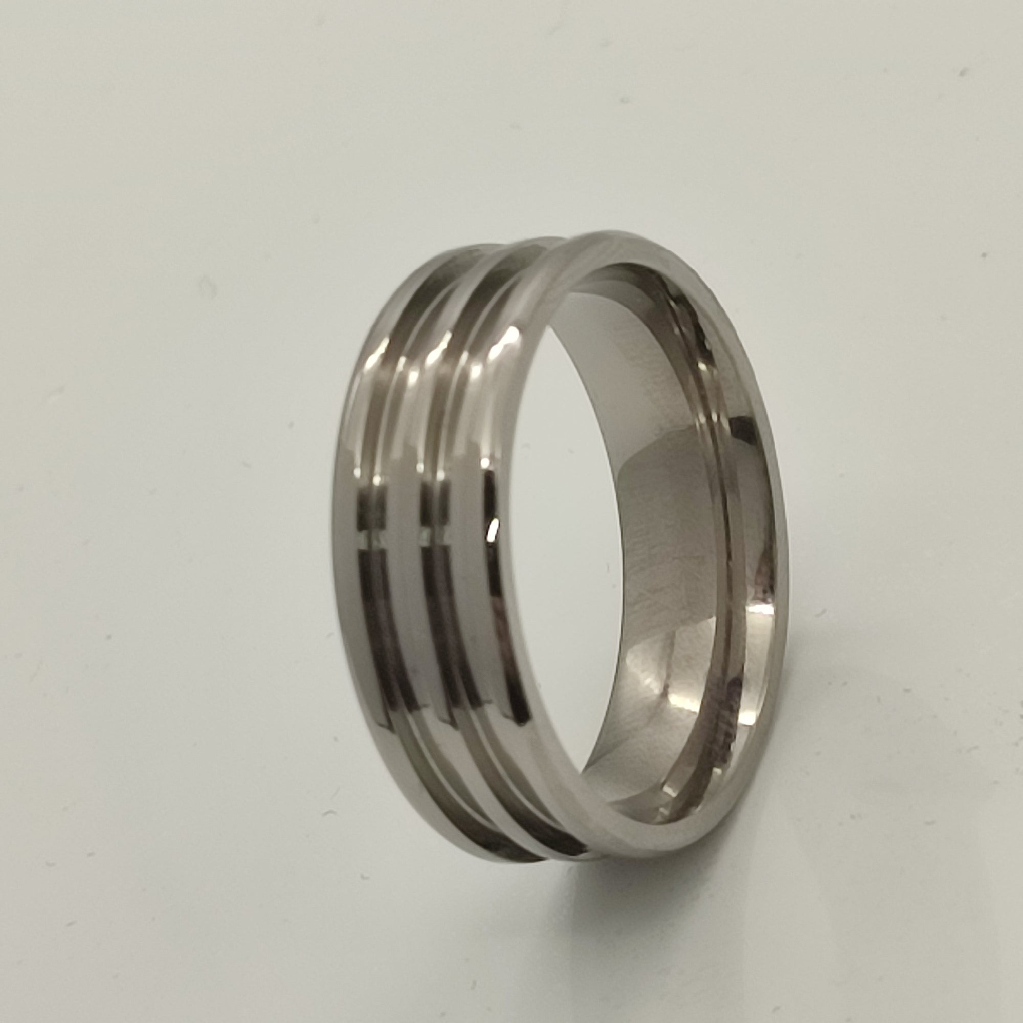 Titanium - Double Channel Ring Blank 