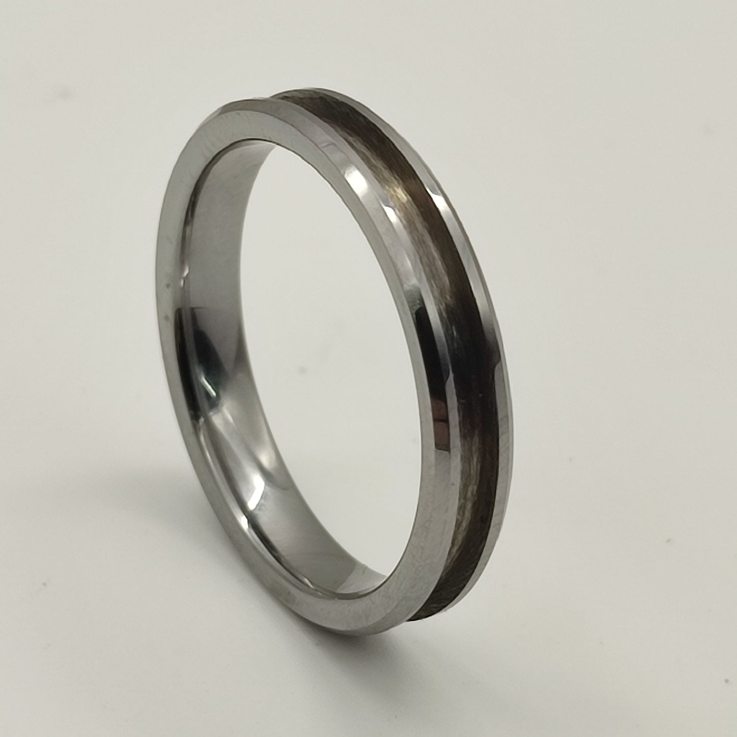 Tungsten - Channel Ring Blank - 4/2 | Bentwood Ring Supplies