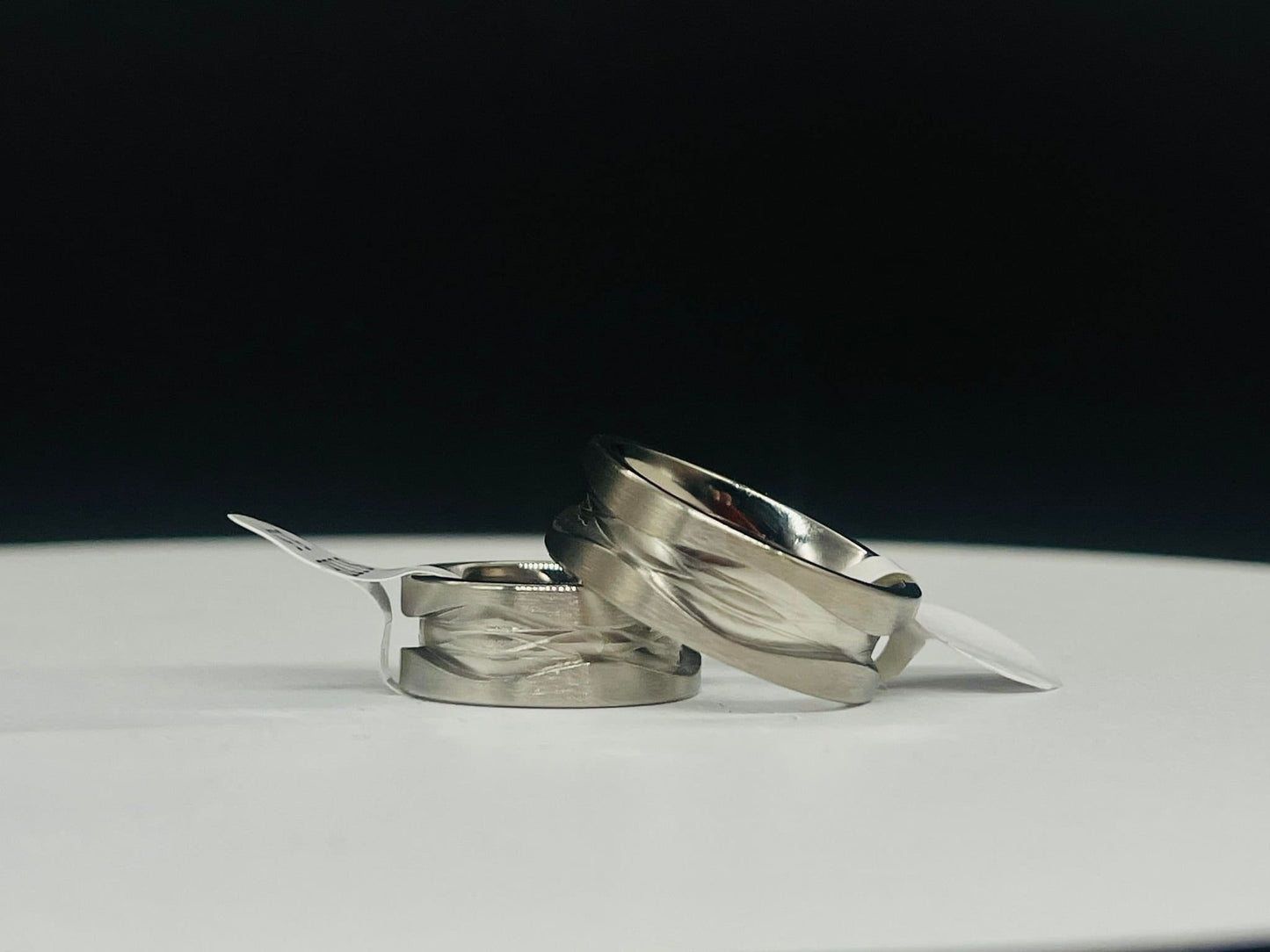 Titanium - River Channel Ring Blank - 8mm - Bentwood Ring Supplies