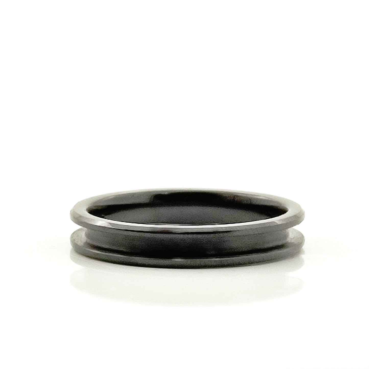 Ceramic - Channel Ring Blank - 4/2 - Bentwood Ring Supplies