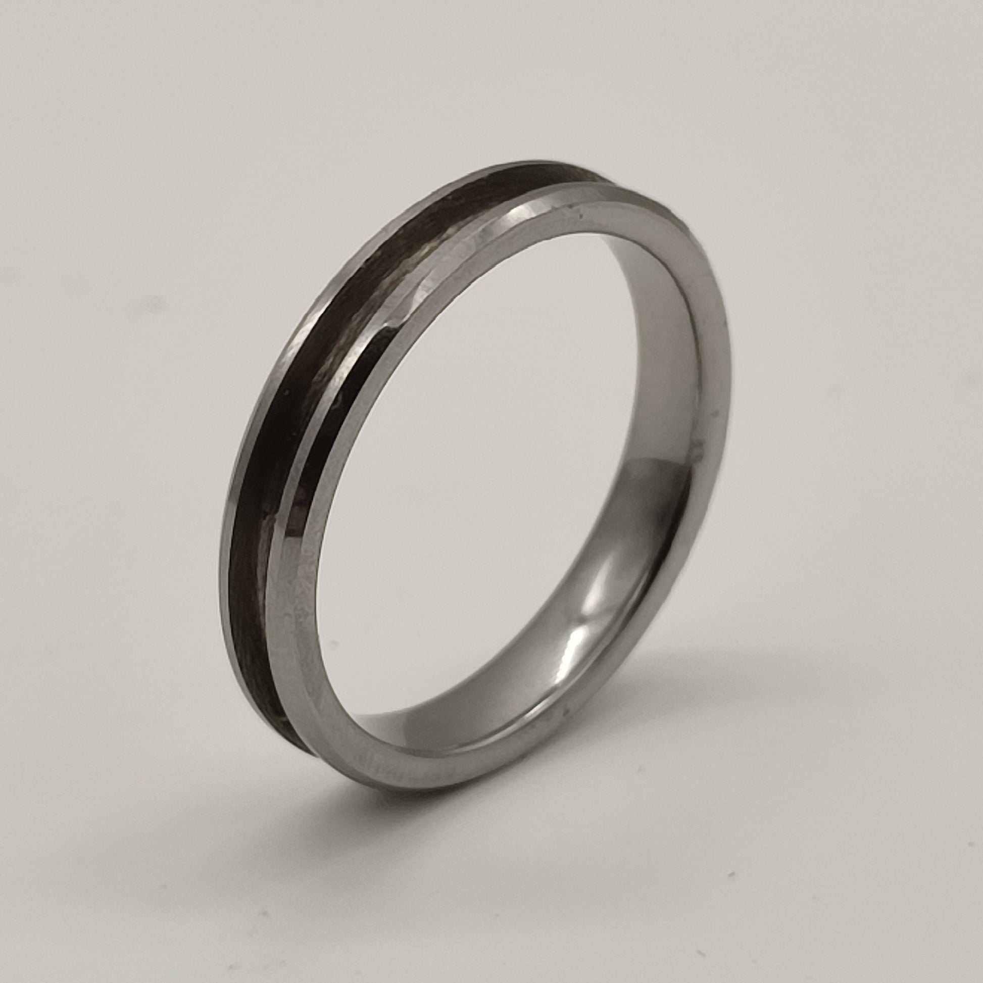 Tungsten - Channel Ring Blank - 4/2 - Bentwood Ring Supplies