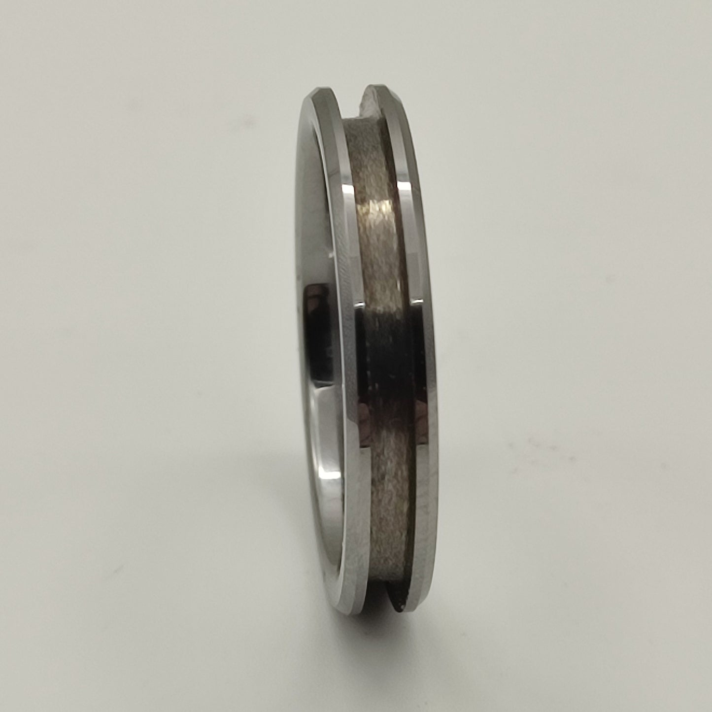 Tungsten - Channel Ring Blank - 4/2 | Bentwood Ring Supplies