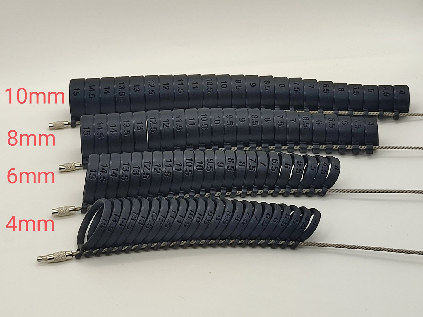 Surefit Comfort Fit Wide Band Ring Sizers - Bentwood Ring Supplies