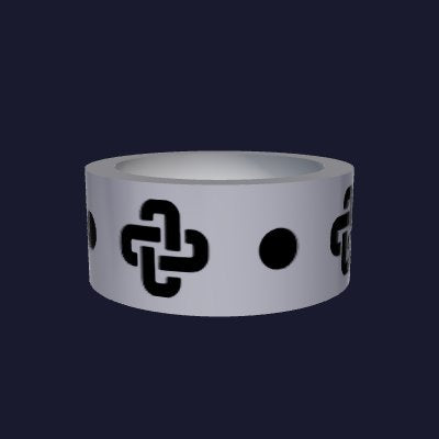 Highlander - Custom Inlay Ring Blank - BRS Designer Series — engraved stainless steel ring