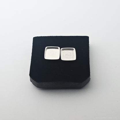 Inlay Earrings - Stainless Steel