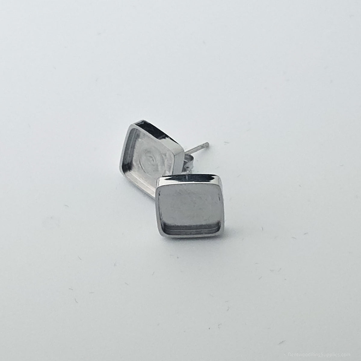 Inlay Earrings - Stainless Steel