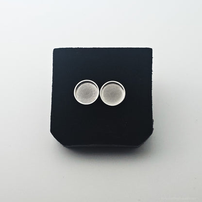 Inlay Earrings - Stainless Steel