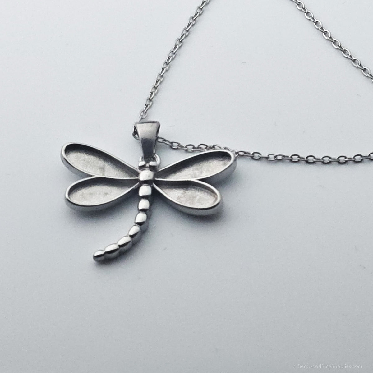 Inlay Pendant Blanks - Dragonfly