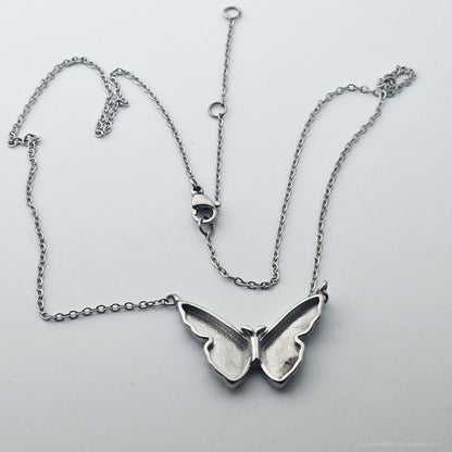 Inlay Pendant Blanks - Butterfly