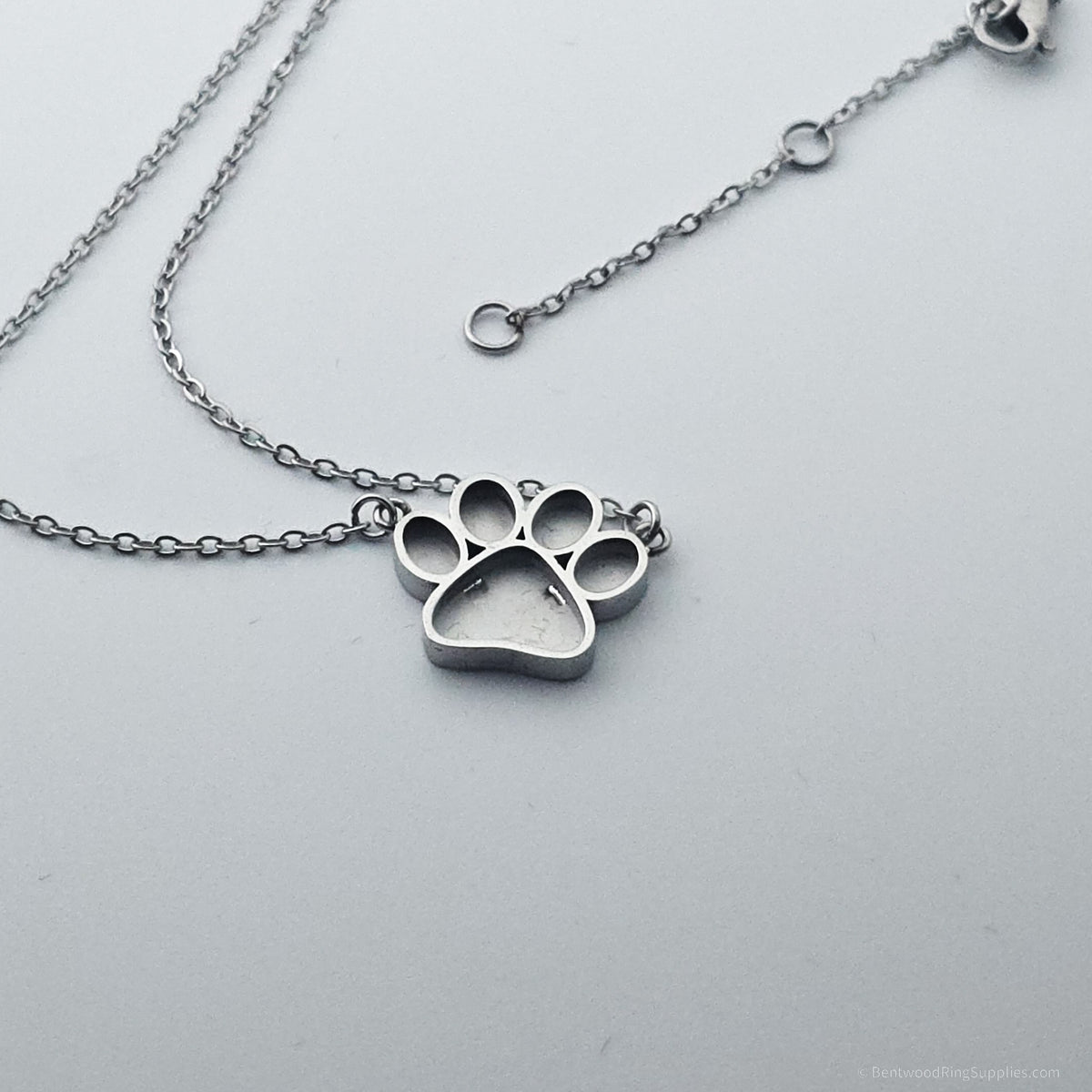 Inlay Pendant Blanks - Paw Print