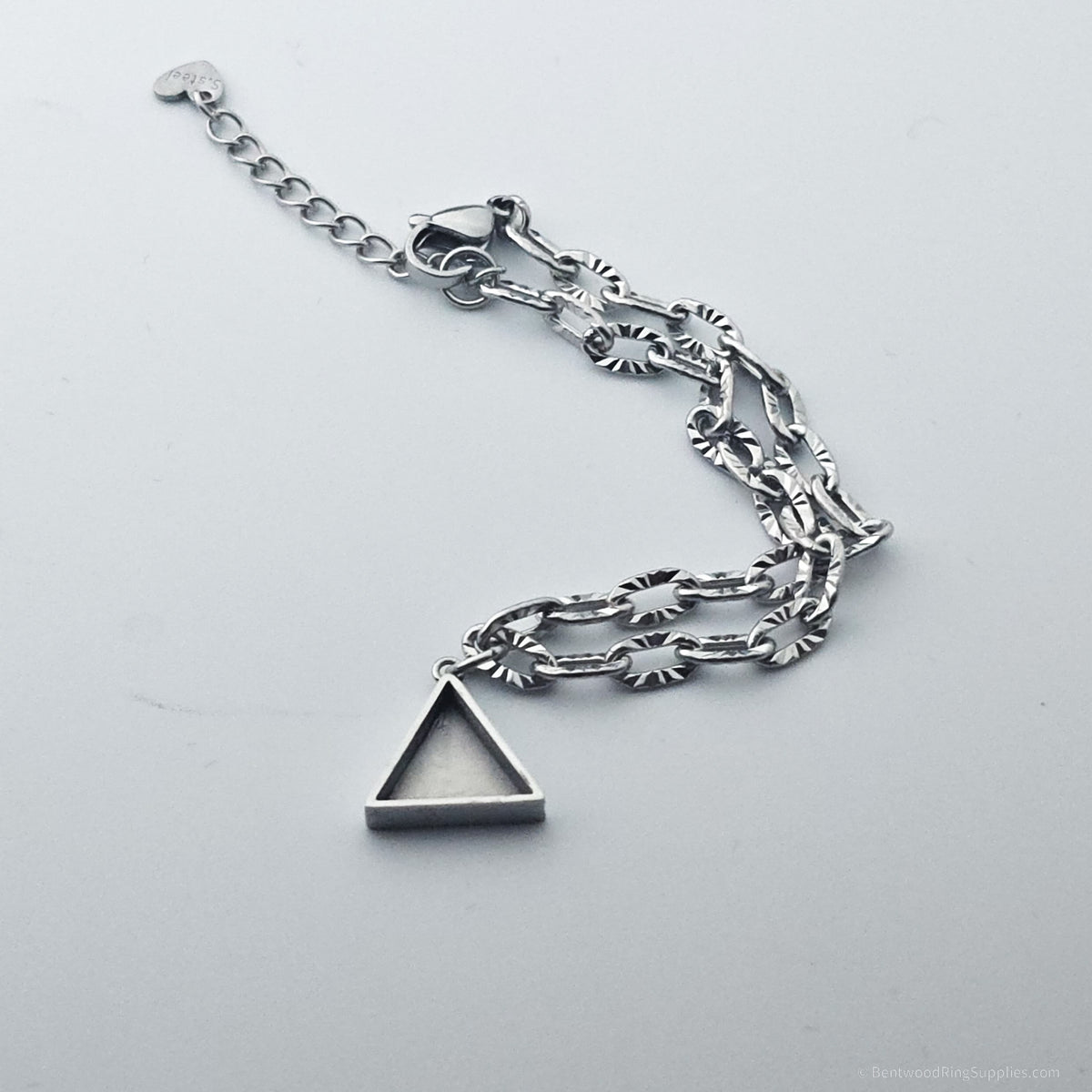 Inlay Bracelet Blanks - Triangle
