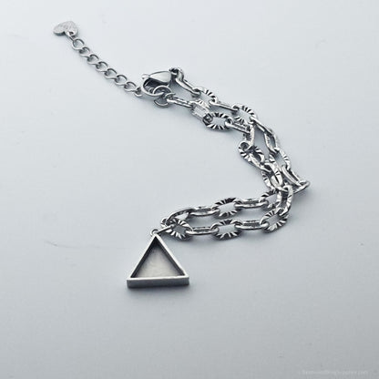 Inlay Bracelet Blanks - Triangle