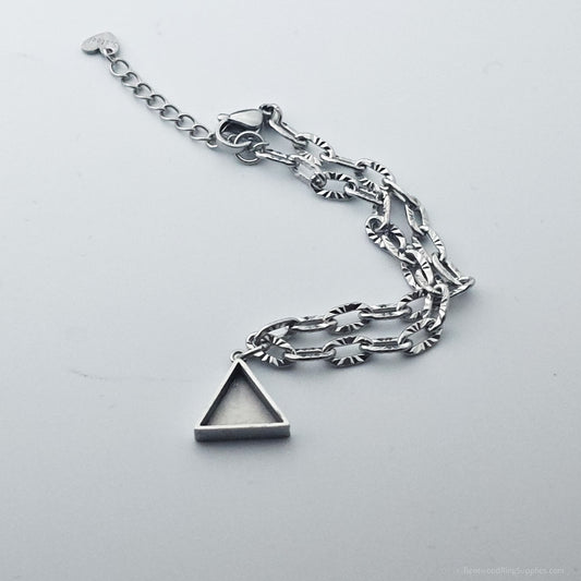 Inlay Bracelet Blanks - Triangle