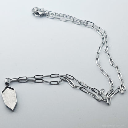 Inlay Pendant Blanks - Crystal Shard