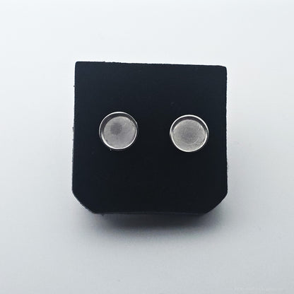 Inlay Earrings - Stainless Steel