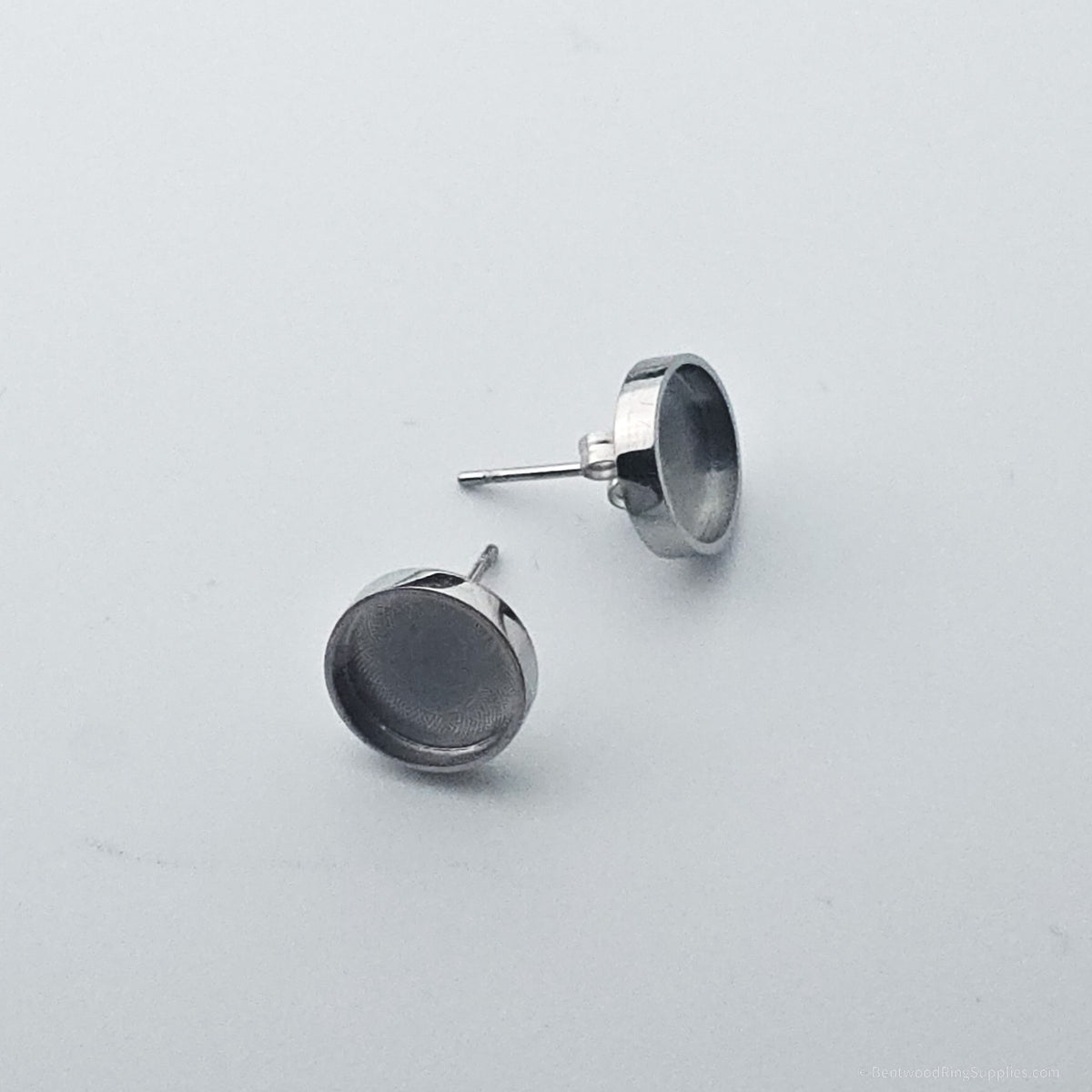 Inlay Earrings - Stainless Steel