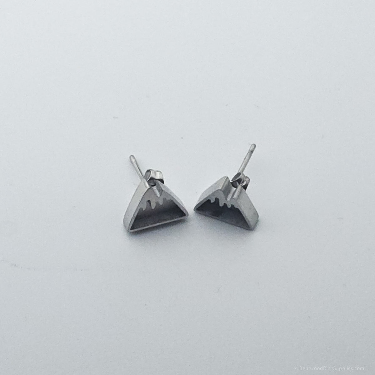 Inlay Earrings - Stainless Steel