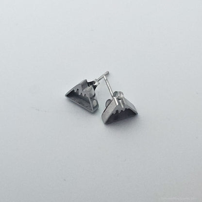 Inlay Earrings - Stainless Steel