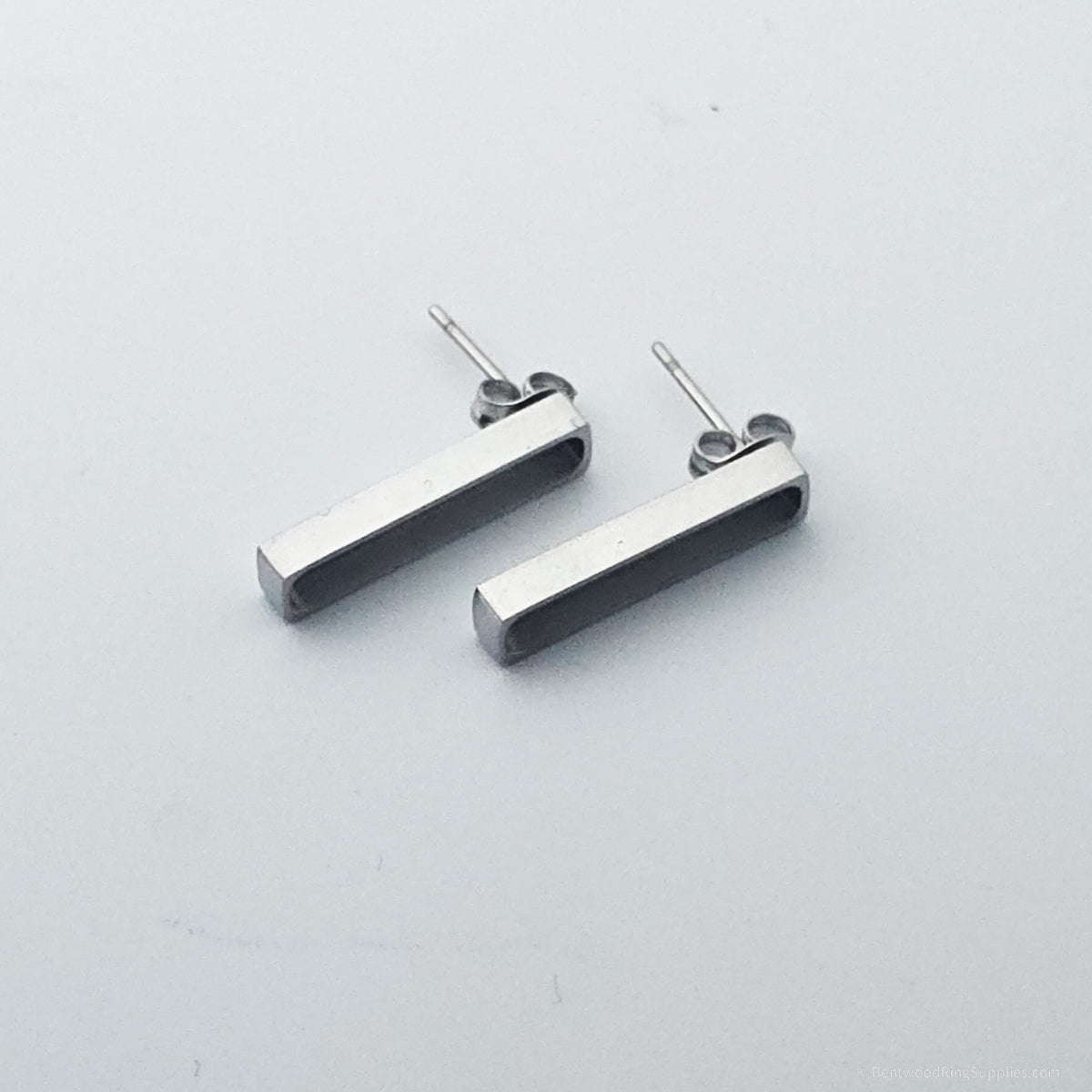 Inlay Earrings - Stainless Steel