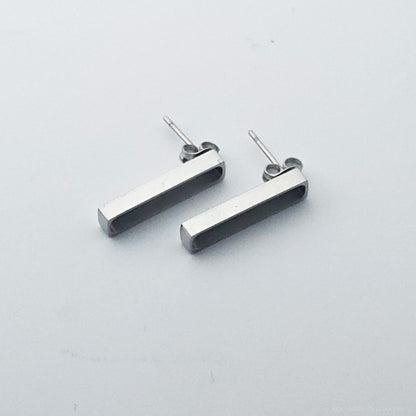 Inlay Earrings - Stainless Steel