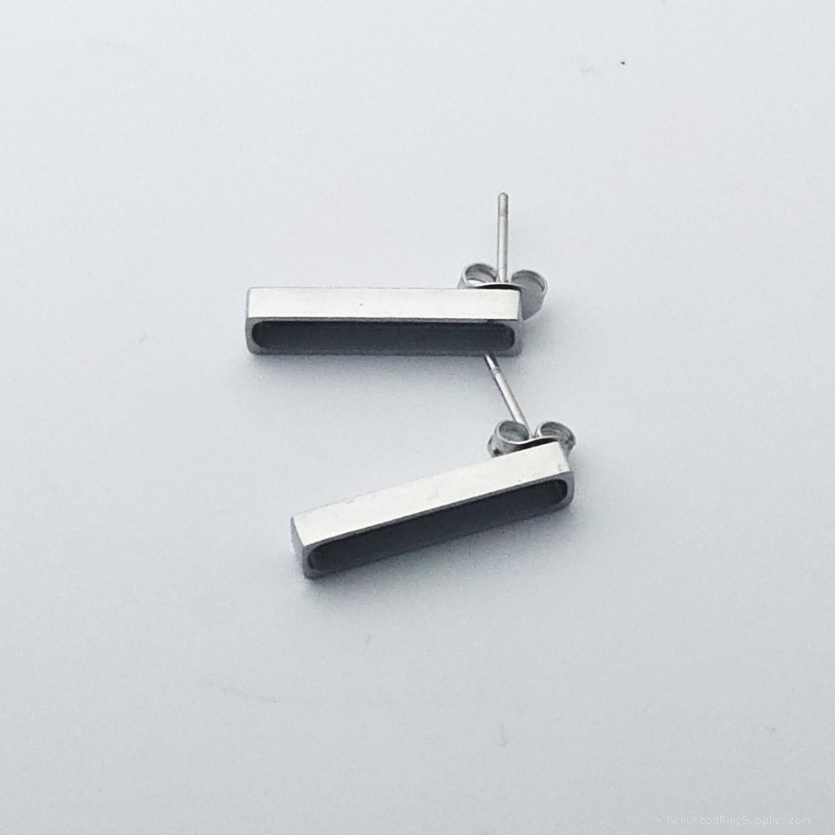 Inlay Earrings - Stainless Steel