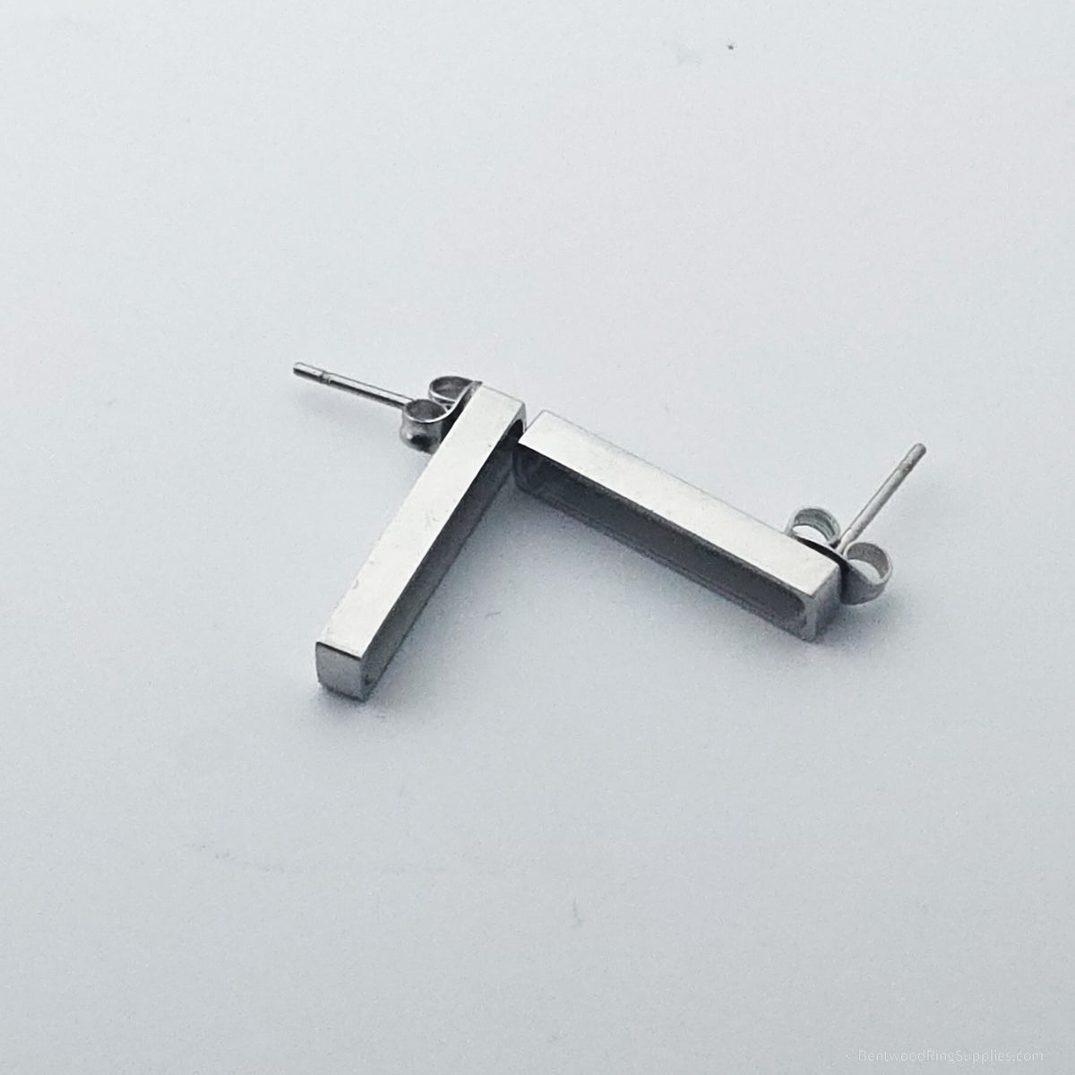 Inlay Earrings - Stainless Steel