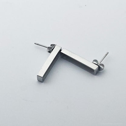 Inlay Earrings - Stainless Steel